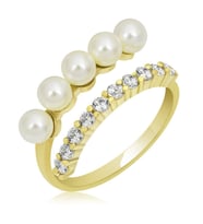 Ayarlanabilen Gold 925 Ayar Gümüş  Kadın Yüzük