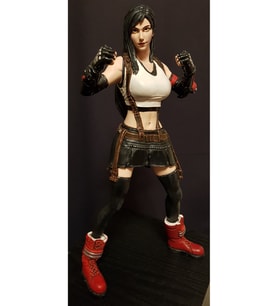 Final Fantasy 7 Tifa Lockhart Figür Final Fantasy 7 Prenses Rosa Obje Büyük Boy 25CM