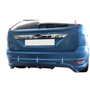 Ford Focus Uyumlu Hatchback 2 Arka Tampon Altı Fiber 2008-2011