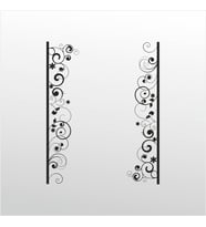 Folyo Sticker Desen 160cm Uzunluk (Karışık)