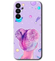 Galaxy A15 Kılıf HD Desen Baskılı Kılıf - Uzaylı Kız