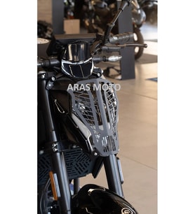 CF Moto Nk 250 Far Koruma Demiri 2017 - 2023 CNC Kesim,Statik Boyalı - ARASMOTO (Siyah)