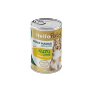 HELLO PATY YETİŞKİN KUZU ETLI KÖPEK KONSERVE MAMASI 24 ADET X 415 GR