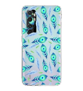 PrintiFy Xiaomi Mi Note 10 Lite ile Uyumlu Nazar Boncuğu 3  Kamera Korumalı Şeffaf Silikon Kılıf
