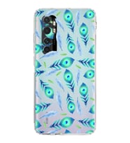 PrintiFy Xiaomi Mi Note 10 Lite ile Uyumlu Nazar Boncuğu 3  Kamera Korumalı Şeffaf Silikon Kılıf