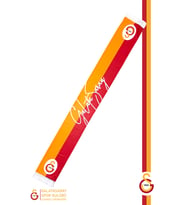 Galatasaray Orijinal Lisanslı Şal Kaşkol (Sarı-Kırmızı)