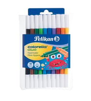 Pelikan Colorella Duo Çift Renkli Keçeli Kalem 10 Lu 973172