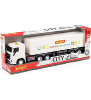 Polesie City-2 Sürtmeli Tır Işıklı ve Sesli Beyaz Kabin Kutuda 96401