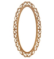 NAZE MOBİLYA *160 LIK LİLYUM OVAL AYNA