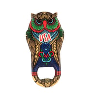 ABD Temalı Baykuş Magnet Kapak Açacak (Karışık)