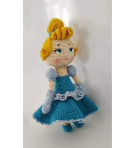 Hanım Bebek Amigurumi Organik Oyuncak