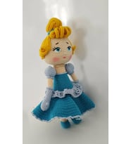 Hanım Bebek Amigurumi Organik Oyuncak
