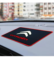citroen torpido üstü logolu araca özel marka iç aksesuar - telefon anahtarlık gözlük eşya kaydırmaz