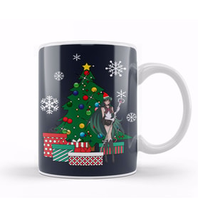 Pluto Around The Christmas Tree Sailor Moon Kupa Bardak Porselen