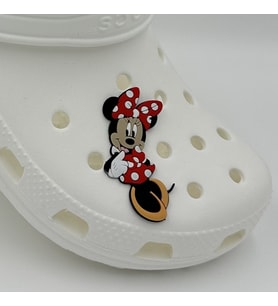 Terlik Süsü ve Aksesuarı , Çanta Süsü – Renkli Jibbitz Minie Mouse Görselli Figür Aksesuarı