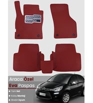 CİTROEN C3 (2002-2009) Uyumlu EVA Paspas Tam Set–Araca Özel,Su Geçirmez,Hızlı ve Kolay Montaj