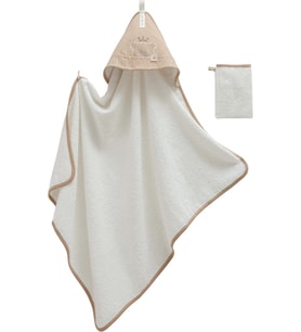 Caramell Very Cool Bebek Kundak Havlu ve Kese Kahverengi CRML.KHV1873