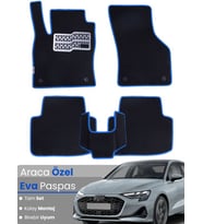 AUDİ A3 SEDAN (2020-2025) Uyumlu EVA Paspas Tam Set–Araca Özel,Su Geçirmez,Kolay Montaj