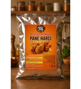 Acılı Çıtır Tavuk Pane Harcı 3000 gr Acılı Kaplama Harcı