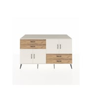Kronos Konsol 3 Raflı 4 Çekmeceli 4 Kapaklı 176x59x99 Aytaşı-Aytaşı/Çam