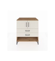 Kronos Şifonyer 2 Raflı 2 Çekmeceli 2 Kapaklı 88x59x96 Çam-Aytaşı