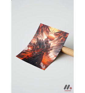 Bleach Ichigo Poster, Çerçevesiz Yüksek Kalite Duvar Afişi - Anime Severlere Özel