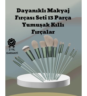 Umuşak Kıllı Es Tasarımlı 13'lü Makyaj Fırçası Seti Günlük Ve Profesyonel Kullanım