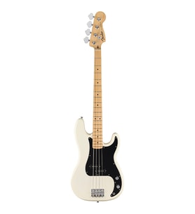 Fender 0266621505 Standard Precision Bass Gitar (Olympic White) Akçaağaç Klavye ve Beyaz Gövde ile Klasik ve Güçlü Bas Performansı