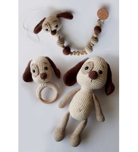 Uykucu Köpüş Uyku Arkadaşı Takımı Amigurumi Organik Oyuncak