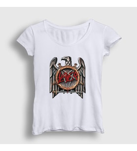 Presmono Kadın Beyaz Silver Slayer T-Shirt 111561tt (Beyaz)