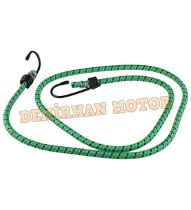 Motosiklet Bagaj Lastiği 9mm-150cm Yeşil