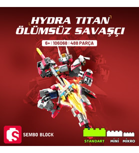 Hydra Titan Ölümsüz Savaşçı robot Yapı Bloğu Seti