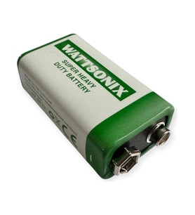 Wattsonix Çinko Karbon 6f22 9 Volt Pil 2 Adet