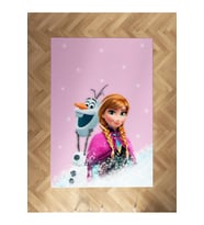 MEKTA HOME BEBEK VE ÇOCUK ODASI Karlar Ülkesi Anna Desenli Halı