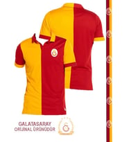 Galatasaray Lisanslı Match Day Polo Çocuk T-shirt (Sarı-Kırmızı)