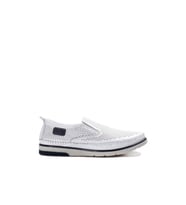 FAST STEP Hakiki Deri Erkek Casual Ayakkabı 711MA07LZR (Beyaz)