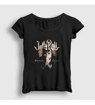 Presmono Kadın Siyah Whitsitt Chapel Jelly Roll T-Shirt 473057tt