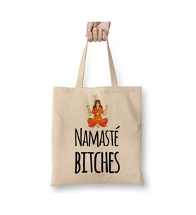 Yoga Teacher Clothes I Yoga Quotes Yoga Öğretmeni Beyaz Bez Çanta Uzun Saplı