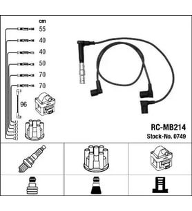 NGK 0749 (RCMB214) Buji Kablosu RCMB214
