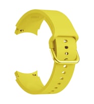 Microsonic Samsung Galaxy Watch 4 Classic 46mm Kordon Solid Silicone Band Sarı