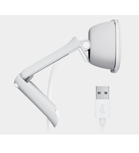LOGITECH 2MP BRIO 100 Dahili Mikrofonlu Webcam Beyaz 960-001617