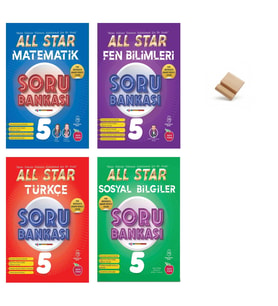 Newton 5. Sınıf 2027 Maarif All Star Matematik Fen Türkçe ve Sosyal 4lü Set Soru Bankası + Telefon Standı