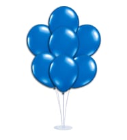 Balon Standlı, 7 Adet - Metalik Lacivert Balon (STD)