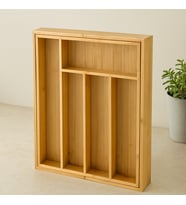 Bambu Çekmece Kaşıklık 7 Bölmeli Çok Amaçlı Organizer