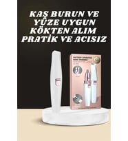 Kulak Burun Ve Yüz Epilasyon Aleti Ve Yüz Masaj Aleti İkili Cilt Bakım Seti