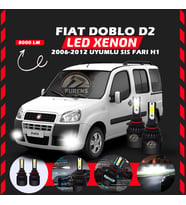 Fiat Doblo D2 2006-2012 Sis Farı Uyumlu Şimşek Etkili Led Xenon Light Series H1
