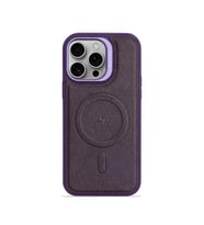 iPhone 17 Air GripStand MagSafe Deri Kılıf Mor
