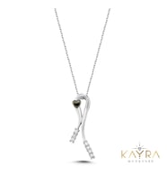 Lades Pırlanta Taşlı Kolye PK03