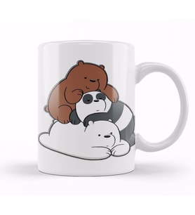 We Bare Bears 016 Kupa Bardak Porselen