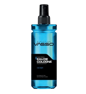 VASSO MAN Özel Odunsu Kokulu Parfümlü Kolonya City Light Eau De Cologne 370 Ml CITYLIGHT370